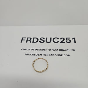 ANILLO ORO 10 K 0.8 GRMS (SEMINUEVO)