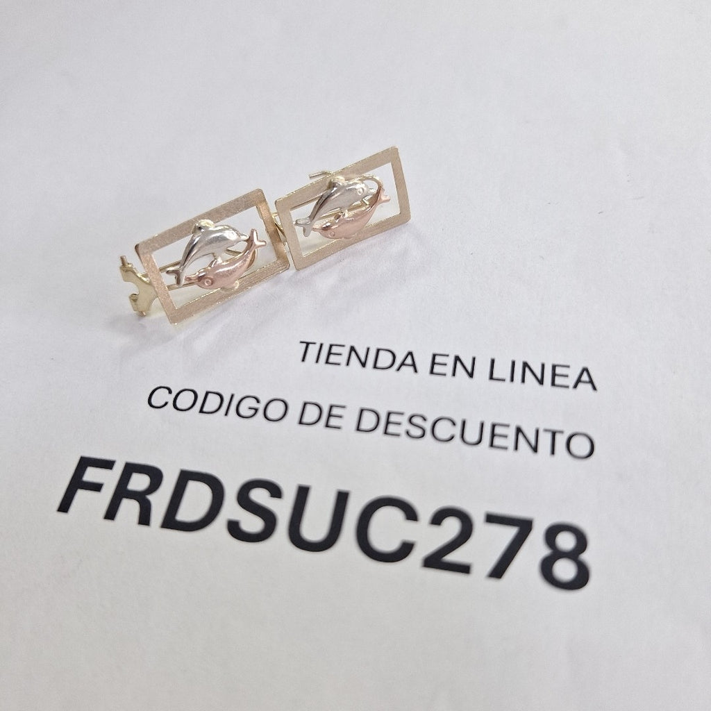 ARETES PAR ORO 10 K 3,00 GRMS (SEMINUEVO)