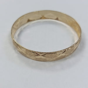 PULSERA RIGIDA ORO 14 K 17,10 GRMS (SEMINUEVO)