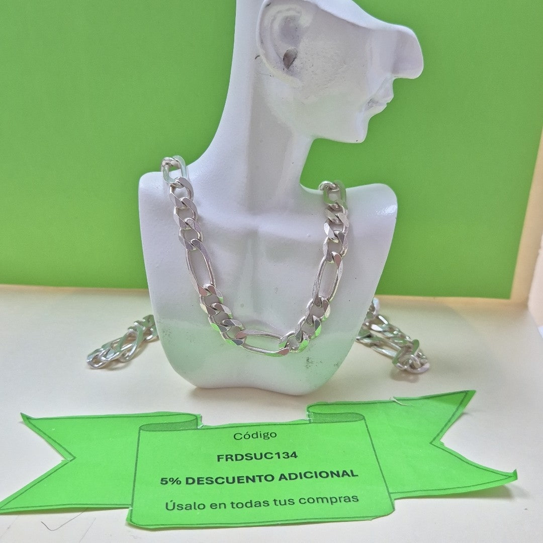 CADENA PLATA 37,40 GRMS (SEMINUEVO)