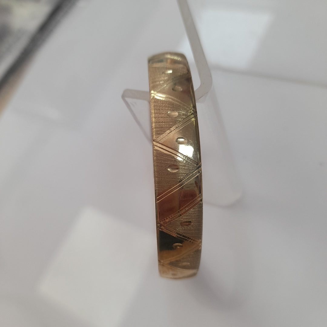 PULSERA RIGIDA ORO 10 K 7.5 GRMS (SEMINUEVO)
