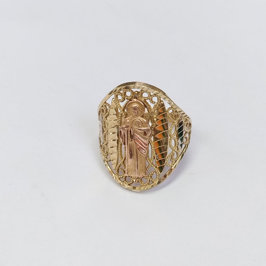 ANILLO ORO, ORO COMBINADO 10 K 2.7 GRMS (SEMINUEVO)