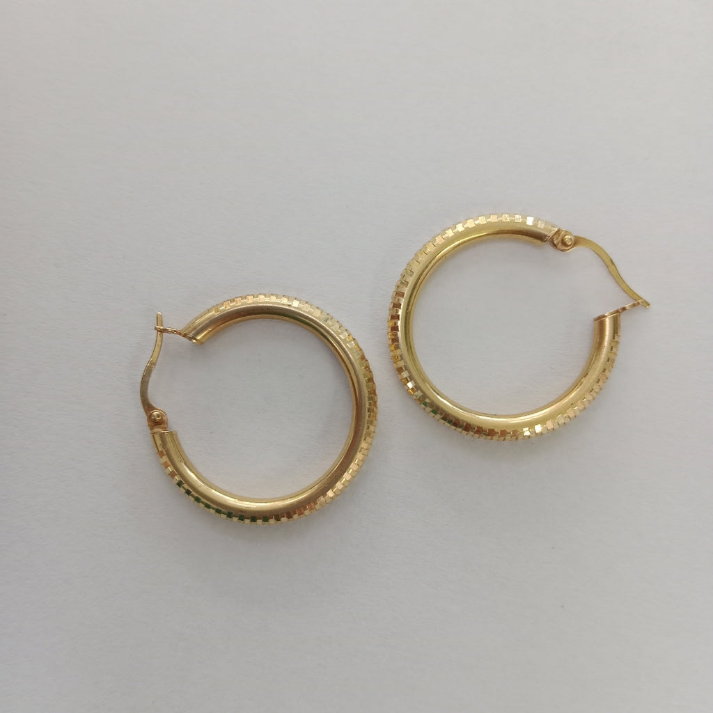 ARRACADAS PAR ORO 14 K 3,10 GRMS (SEMINUEVO)