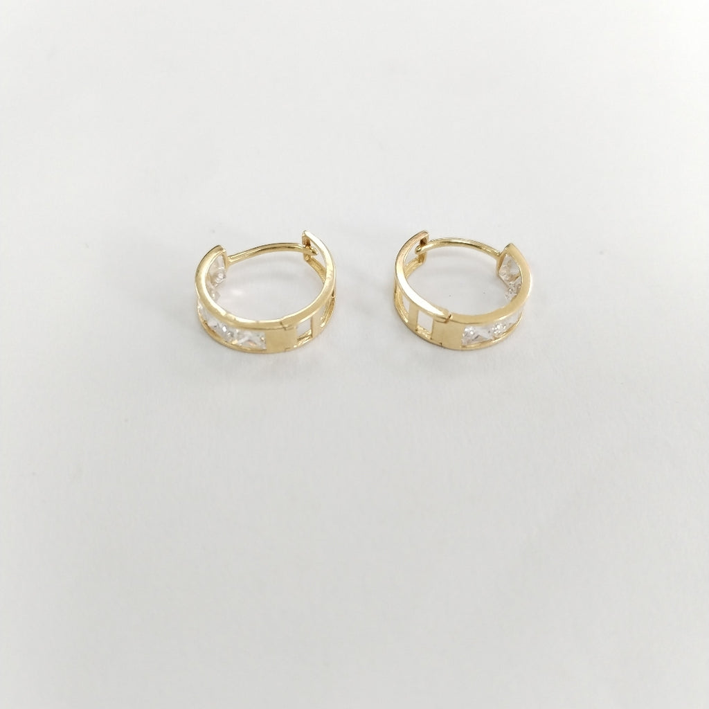 ARRACADAS PAR ORO 14 K 1,20 GRMS (SEMINUEVO)