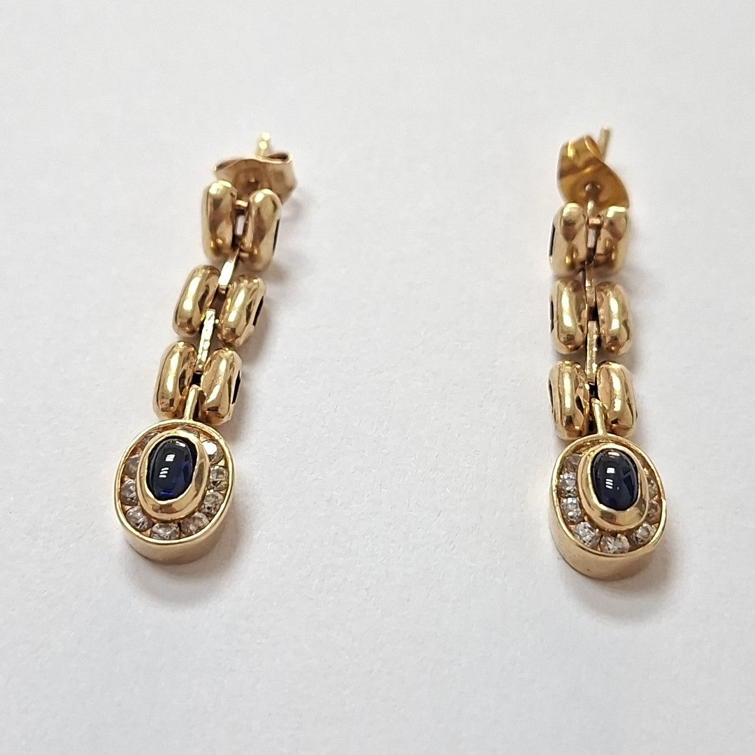 ARETES PAR ORO 14 K 4.8 GRMS (SEMINUEVO)