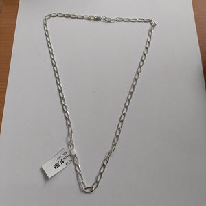 CADENA TEJIDO ESLABONES PLATA .925 55 CM 10 GR (NUEVO)