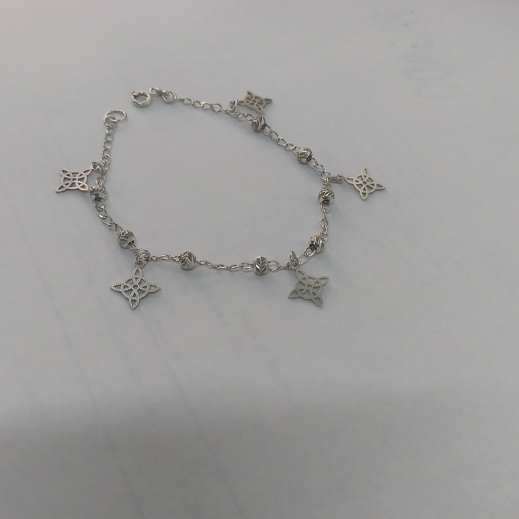 PULSERA TEJIDO ESPECIAL PLATA .925 18 CM 3.2 GR (NUEVO)