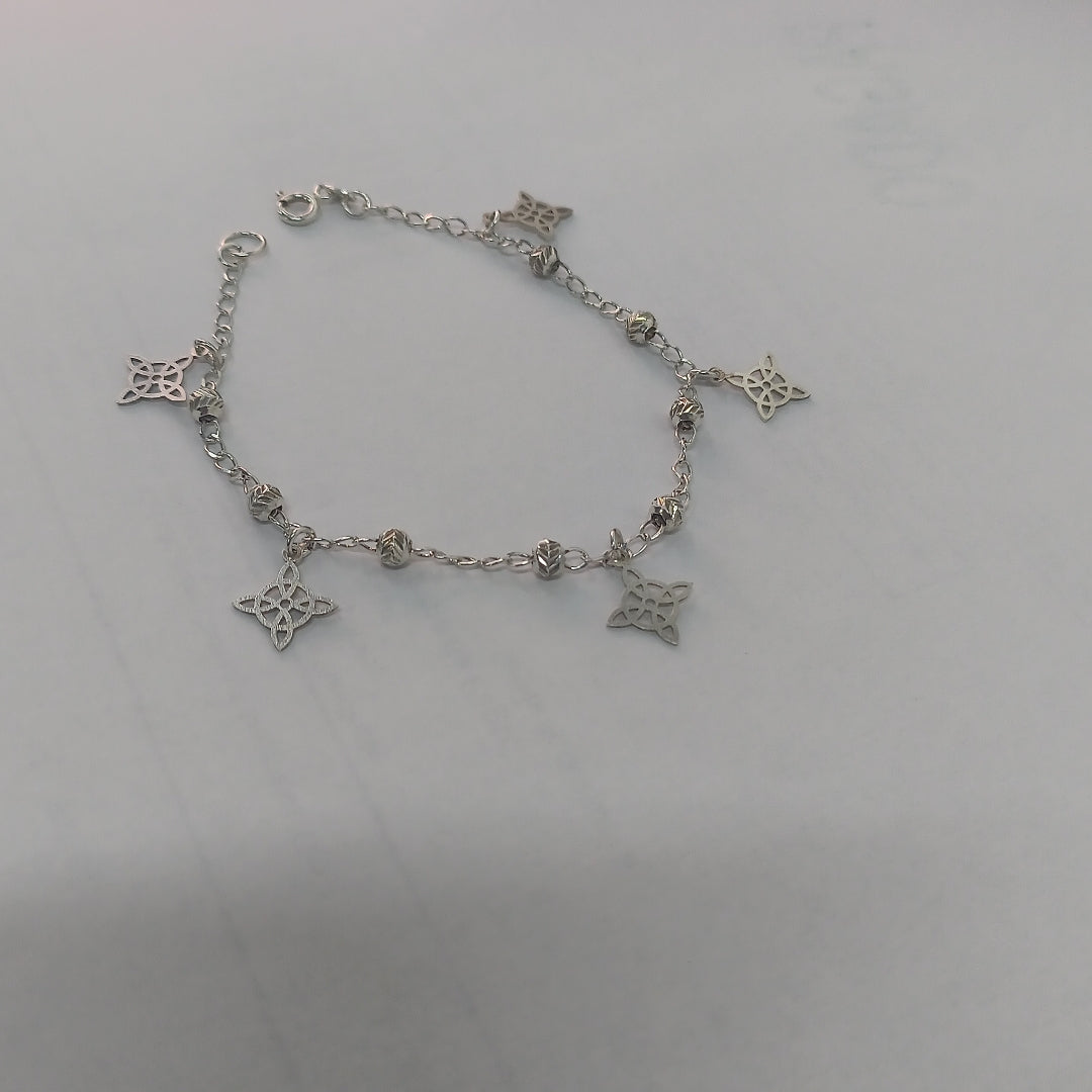 PULSERA TEJIDO ESPECIAL PLATA .925 18 CM 3.2 GR (NUEVO)