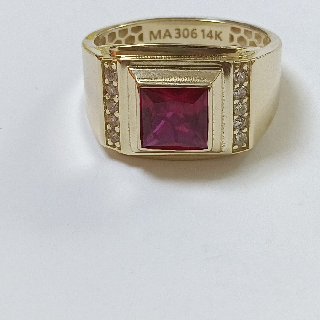 ANILLOS CABALLERO ORO 14K 6.3 (NUEVO)