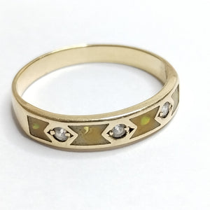 ANILLO ORO 14 K 1.4 GRMS (SEMINUEVO)