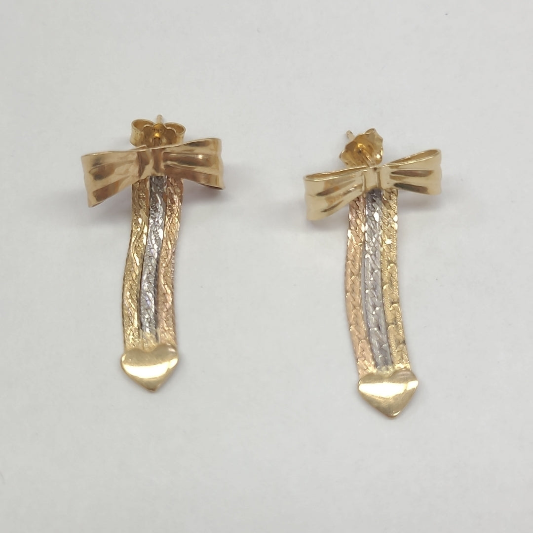 ARETES PAR ORO 10 K 2,90 GRMS (SEMINUEVO)