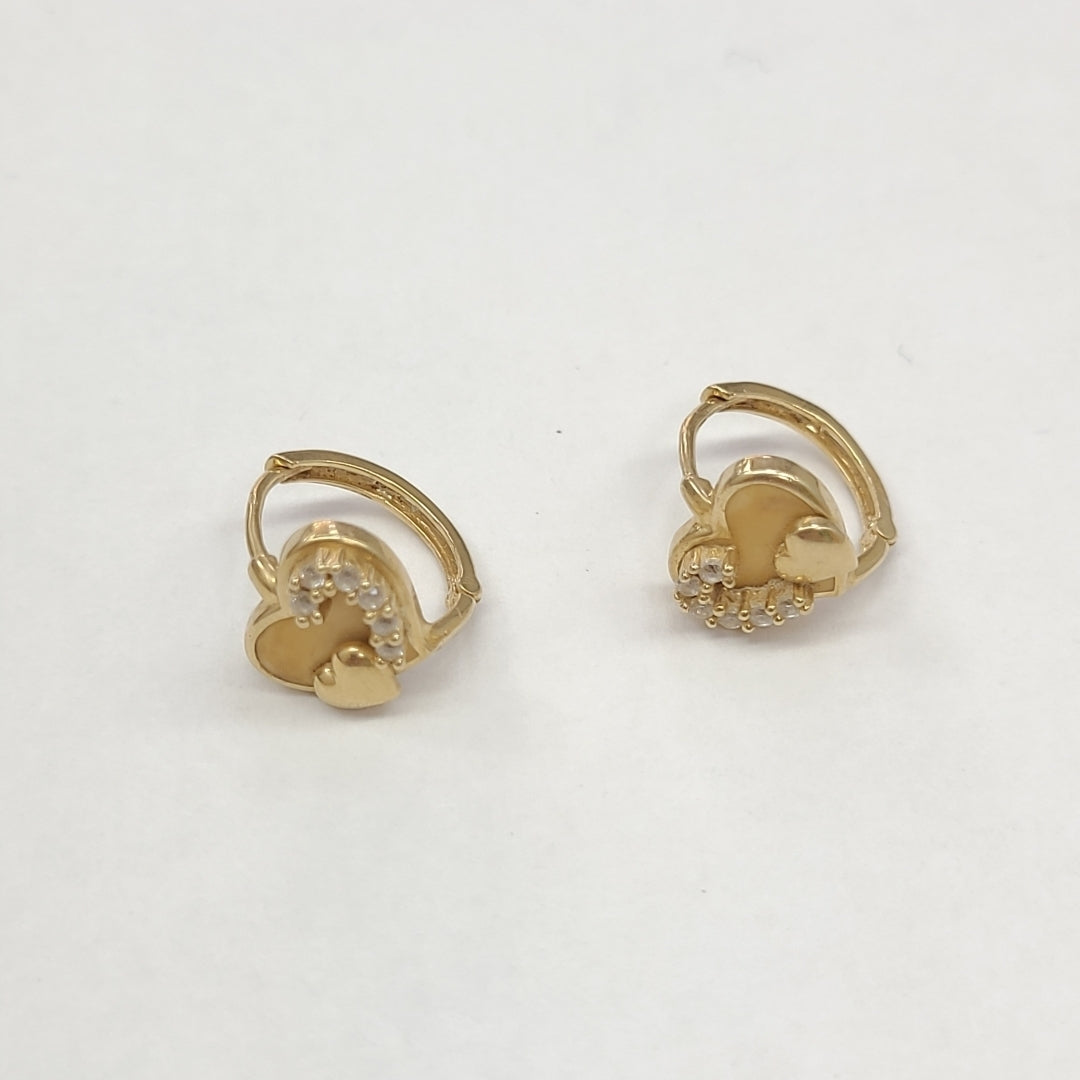 ARETES PAR ORO 14 K 2,90 GRMS (SEMINUEVO)
