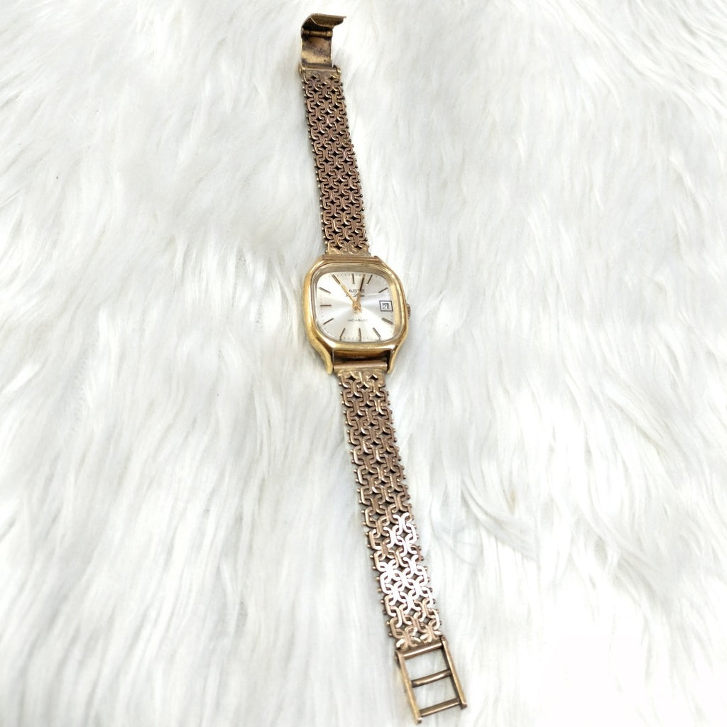 RELOJ CAJA ACERO PULSO ORO ORO 10 K 37 GRMS (SEMINUEVO)