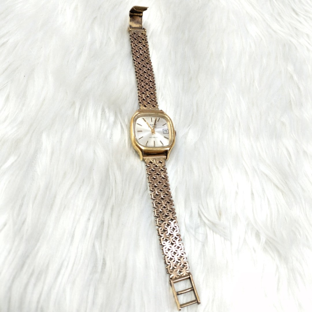 RELOJ CAJA ACERO PULSO ORO ORO 10 K 37 GRMS (SEMINUEVO)