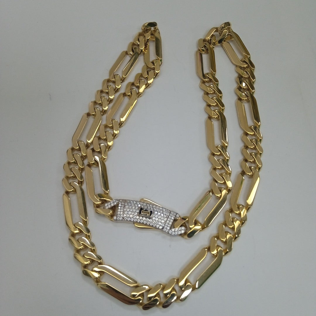CADENA MONACO ORO 14K 32.5 (NUEVO)