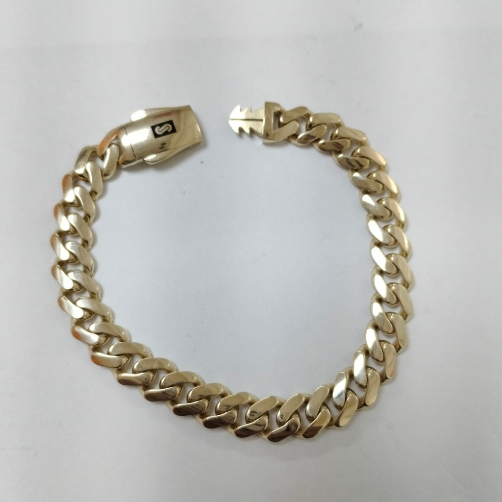 PULSERA CABALLERO MONACO ORO 14K 13.7 (NUEVO)