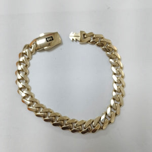 PULSERA CABALLERO MONACO ORO 14K 13.7 (NUEVO)