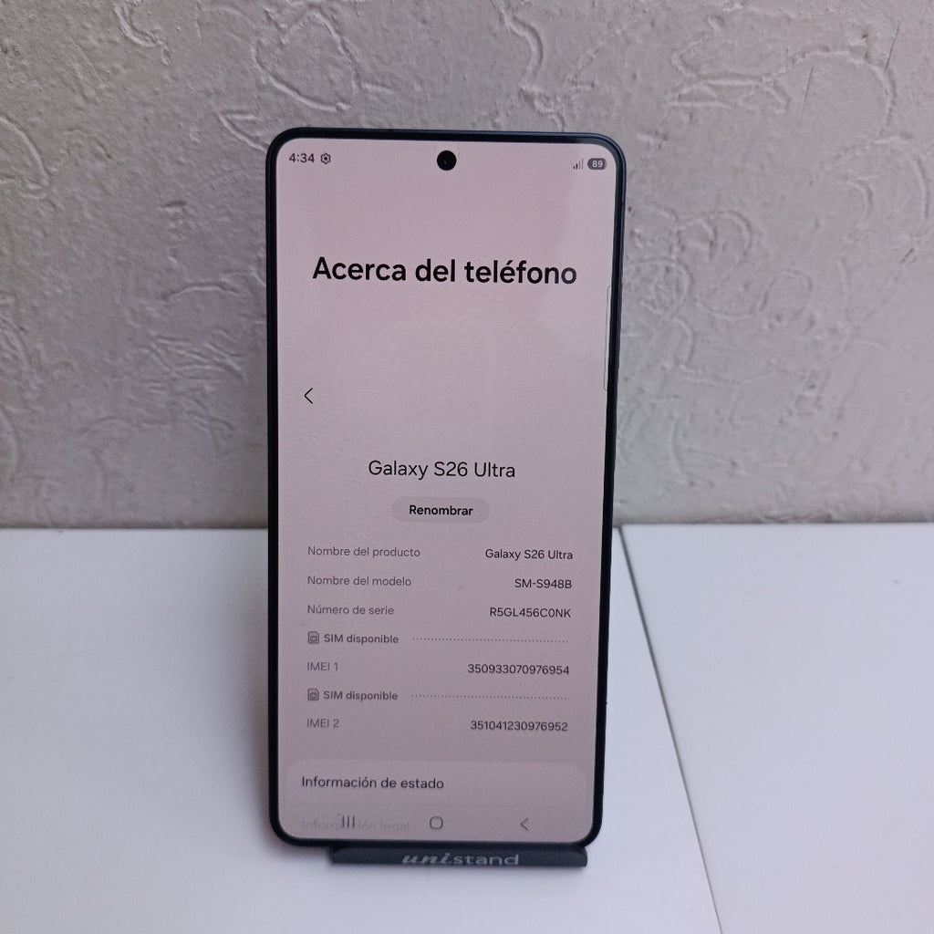 CELULAR SAMSUNG GALAXY S26 ULTRA SM-S948B (2026) 256 GB 12 GB RAM (SEMINUEVO)