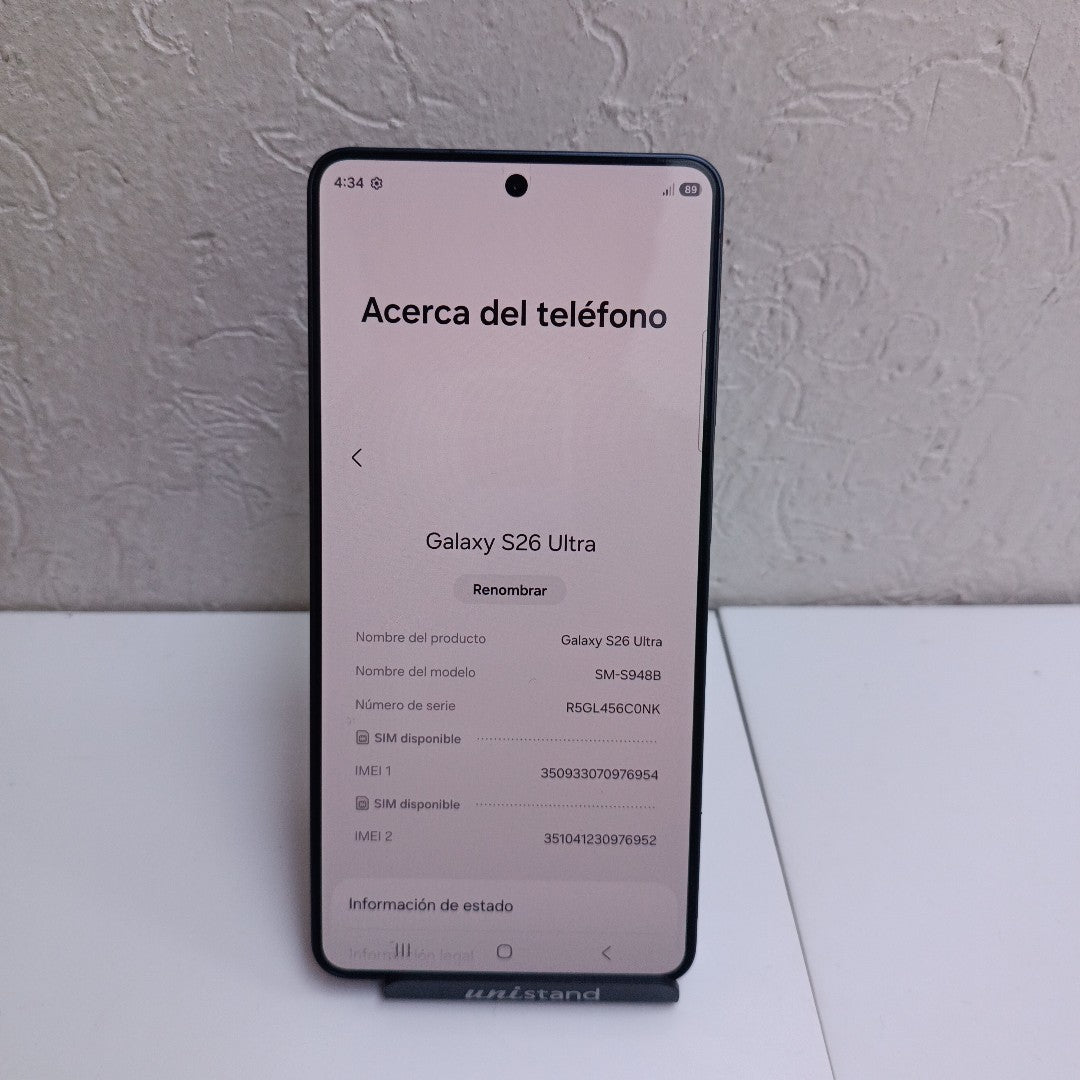 CELULAR SAMSUNG GALAXY S26 ULTRA SM-S948B (2026) 256 GB 12 GB RAM (SEMINUEVO)