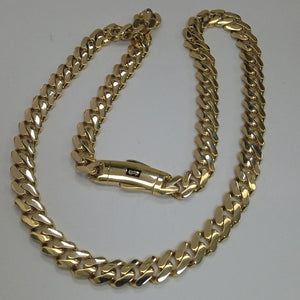 CADENA MONACO ORO 14K 32 (NUEVO)
