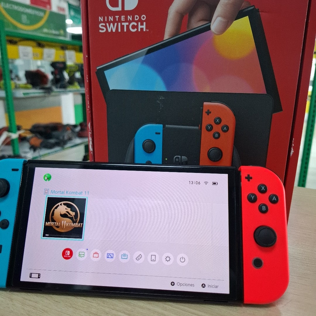 CONSOLA DE VIDEOJUEGO NINTENDO SWITCH OLED 64 GB (SEMINUEVO)