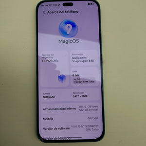 CELULAR HONOR X8C ABR-LX3 (2025) 512 GB 8 GB RAM (SEMINUEVO)