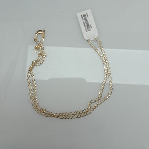 CADENAS TEJIDO 3X1 ORO 10K 50 CM 4.1 GR (NUEVO)