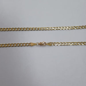 CADENA BARBADA 14K 55 CM 12.6 GR (NUEVO)