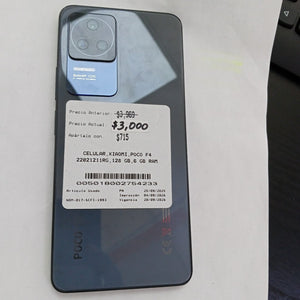 CELULAR XIAOMI POCO F4 22021211RG 128 GB 6 GB RAM (SEMINUEVO)