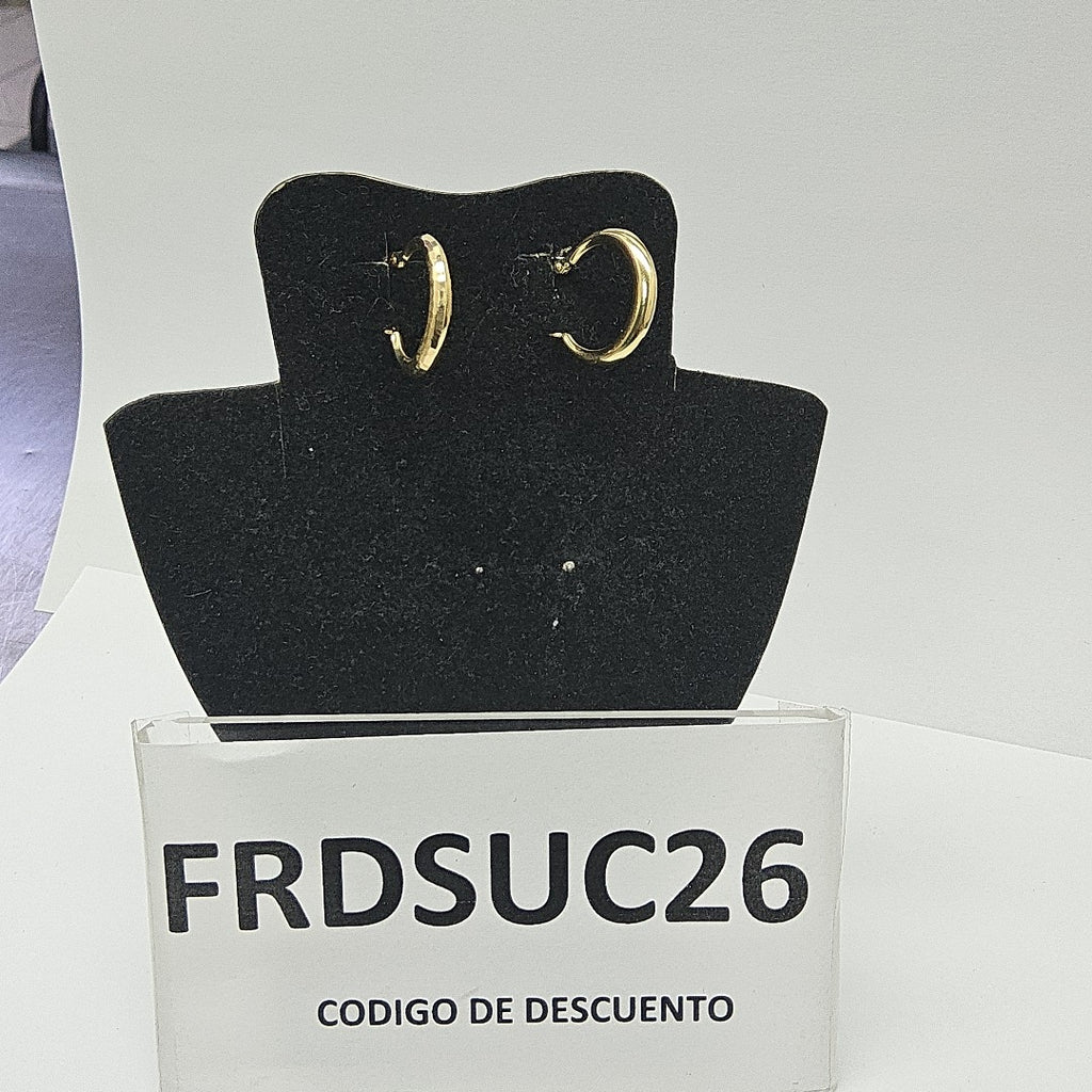 ARRACADAS ORO 14K 1.5 (NUEVO)