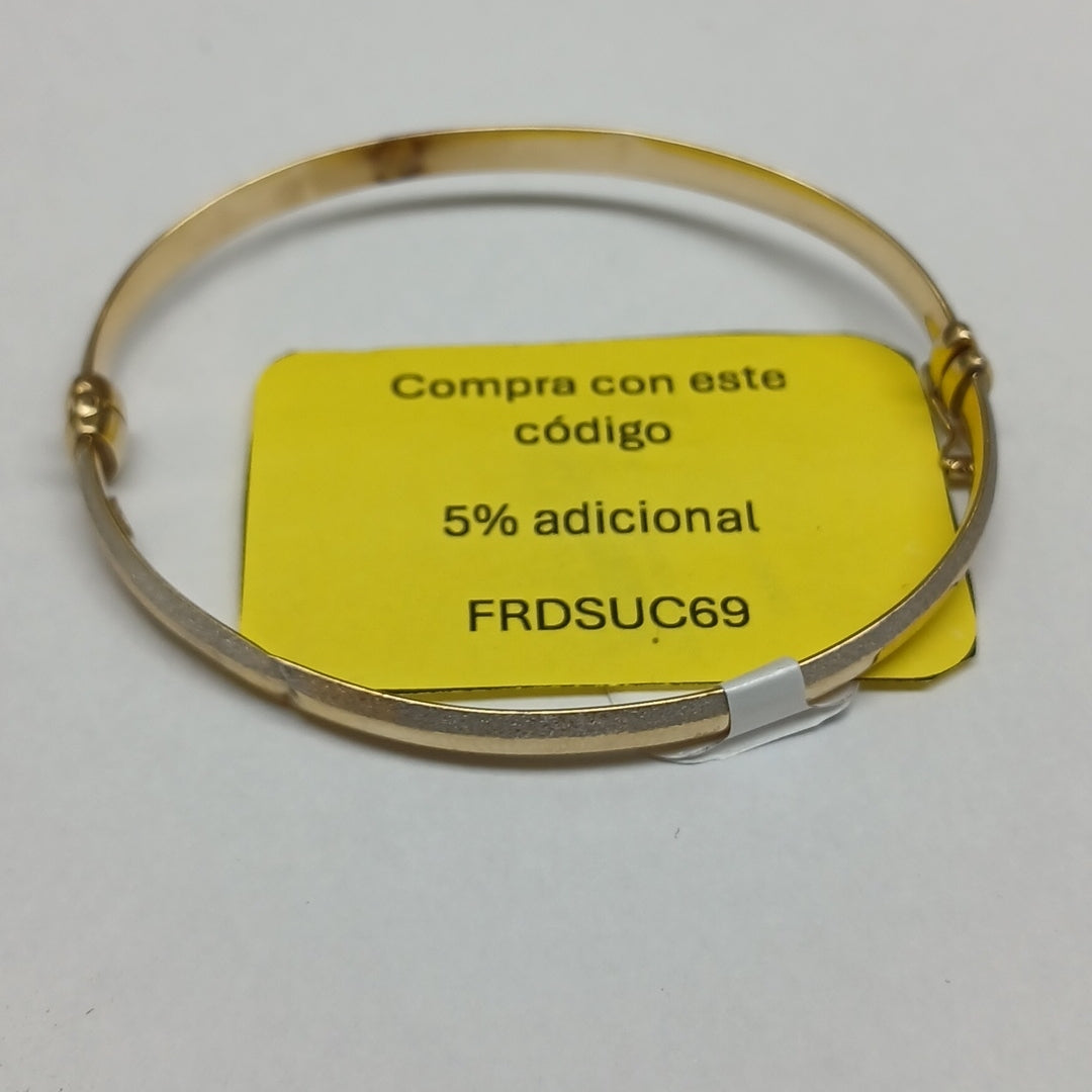 BRAZALETE ORO 10 K 3.8 GRMS (SEMINUEVO)