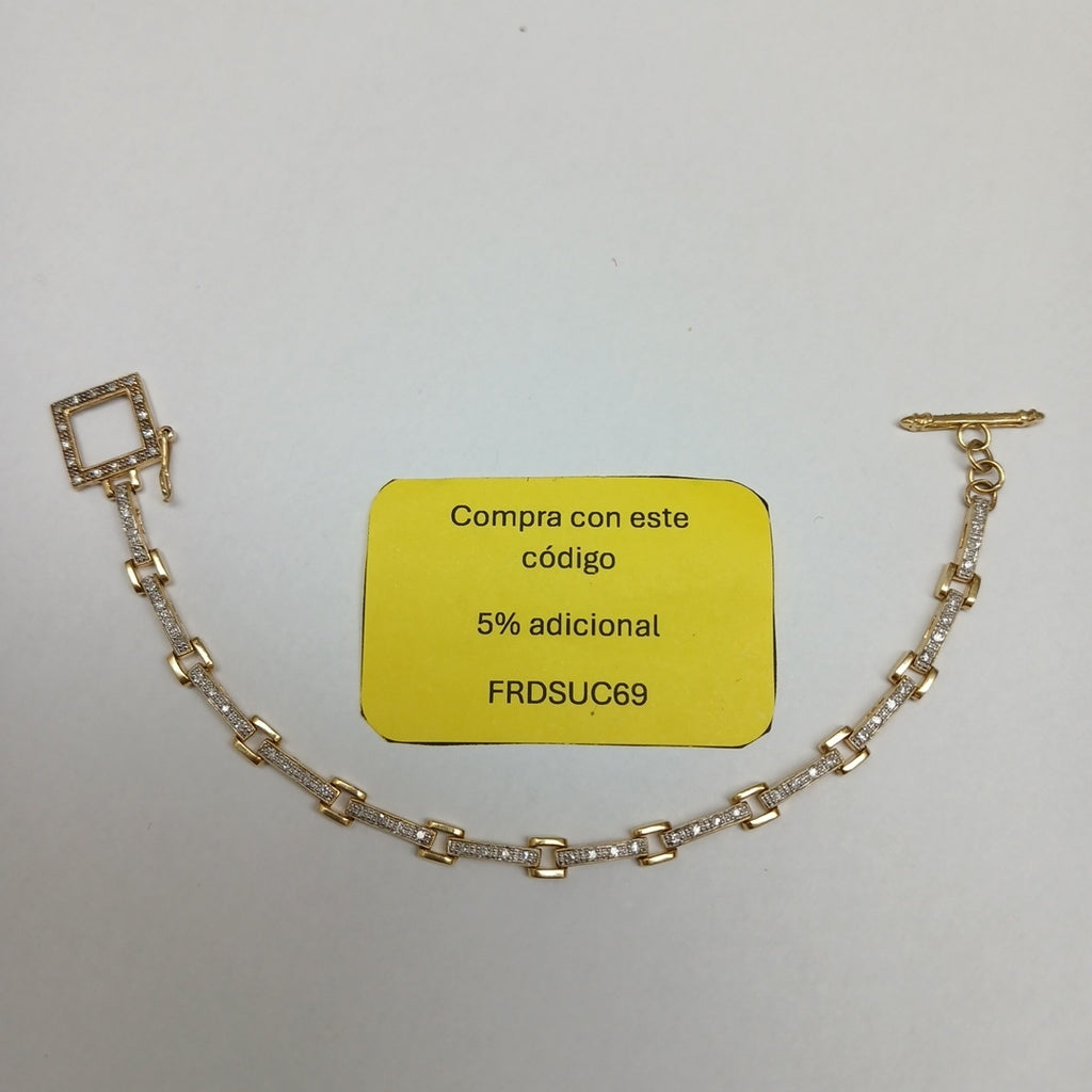 PULSERA ORO 14 K 7.4 GRMS (SEMINUEVO)