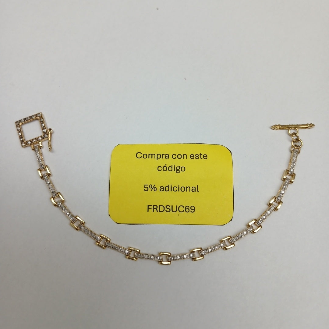 PULSERA ORO 14 K 7.4 GRMS (SEMINUEVO)