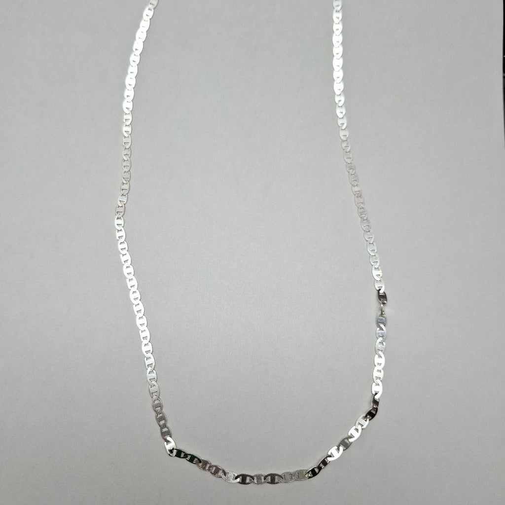 CADENA TEJIDO GUCHI PLATA .925 60 CM 8.9 GR (NUEVO)