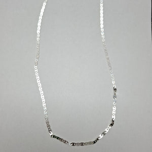 CADENA TEJIDO GUCHI PLATA .925 60 CM 8.9 GR (NUEVO)