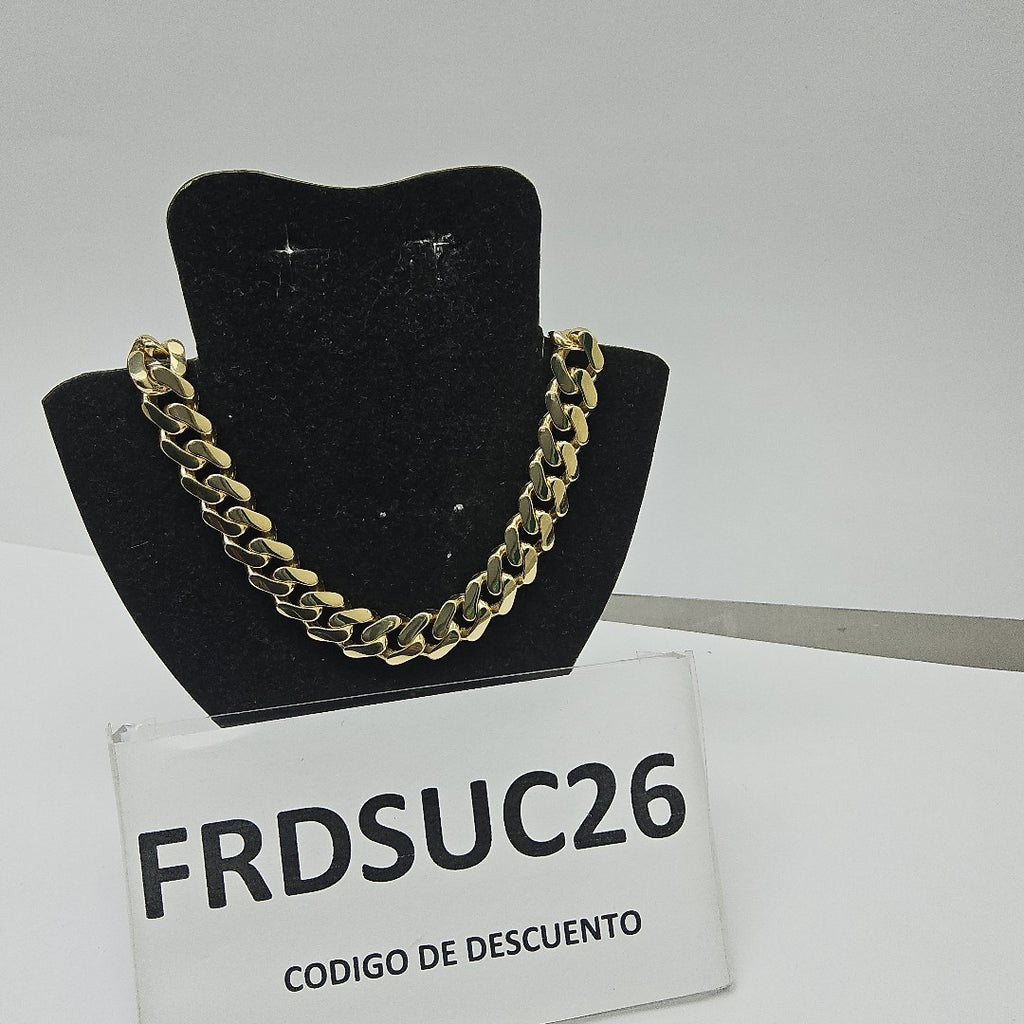 PULSERA CABALLERO MONACO ORO 14K 12.8 (NUEVO)