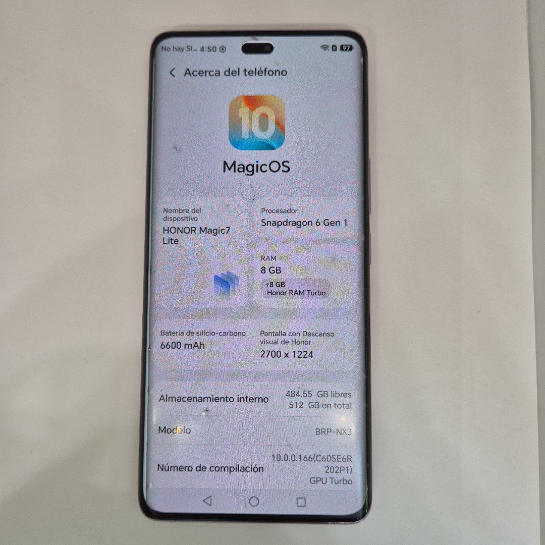 CELULAR HONOR X9C BRP-NX3 (2024) 512 GB 8 GB RAM (SEMINUEVO)