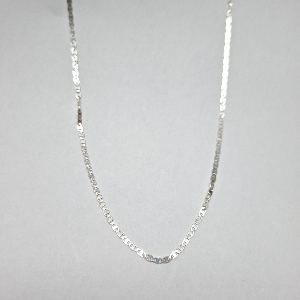 CADENA TEJIDO ESPEJO PLATA .925 60 CM 4.3 GR (NUEVO)