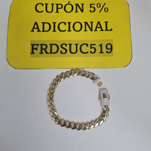 PULSERA MONACO ORO 14K 10.3 (NUEVO)