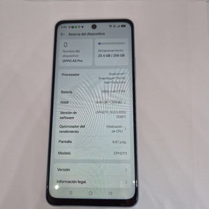 CELULAR OPPO A5 PRO CPH2711 (2025) 256 GB 8 GB RAM (SEMINUEVO)