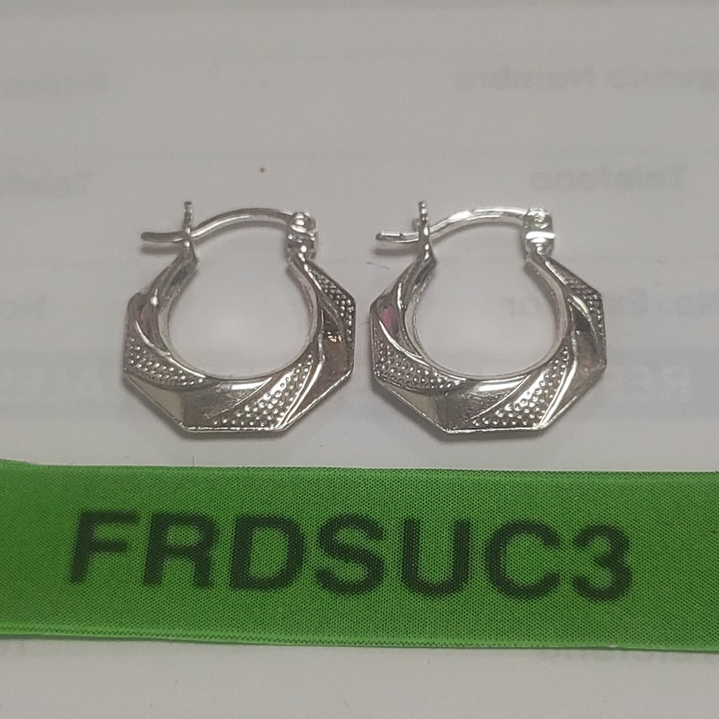 ARETES PAR PLATA 1.6 GRMS (SEMINUEVO)