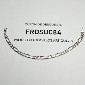 PULSERA 3X1 PLATA .925 18 CM 5.43 GR (NUEVO)