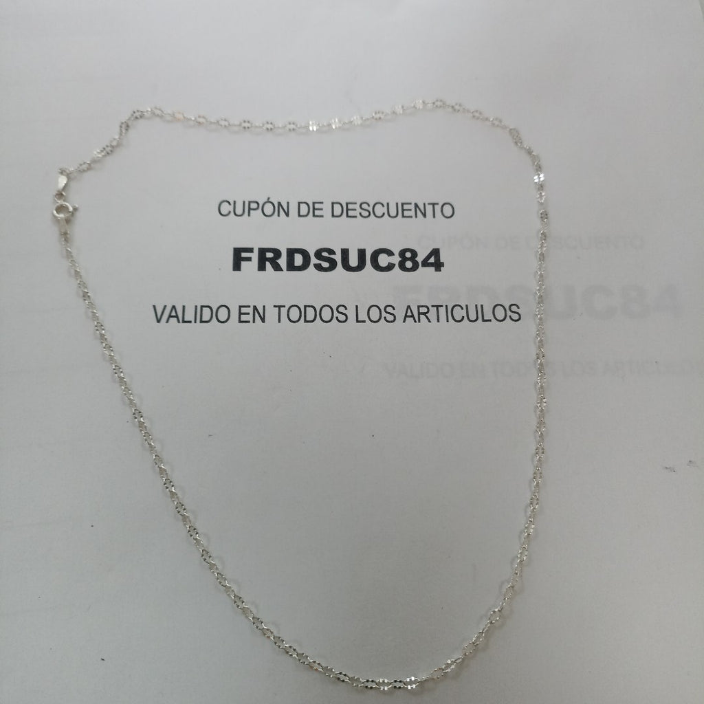 CADENA PLATA 1.6 GRMS (SEMINUEVO)
