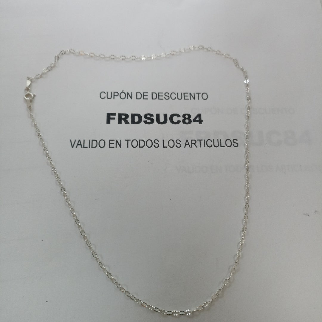 CADENA PLATA 1.6 GRMS (SEMINUEVO)