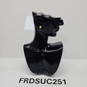 BROQUELES BROQUEL FIG TAPON REDONDO 14K 0.1408 GR (NUEVO)