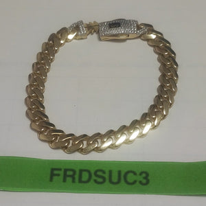 PULSERA MONACO ORO 14K 10.5 (NUEVO)