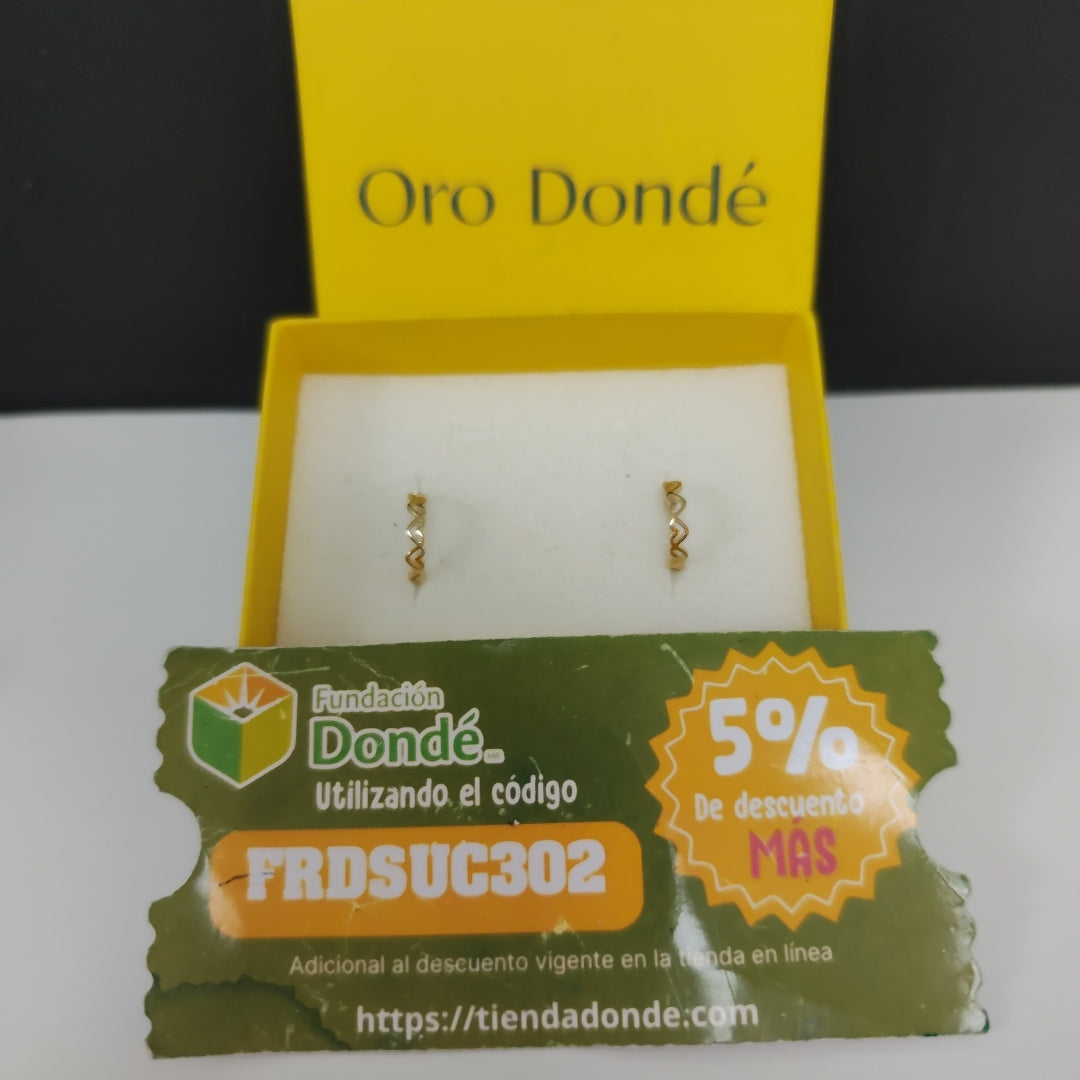 HUGGIES ORO 14K 1.4 (NUEVO)