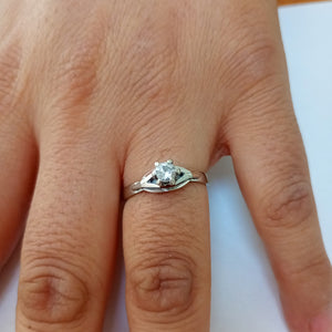 ANILLITO ORO BLANCO 14 K 2,20 GRMS (SEMINUEVO)