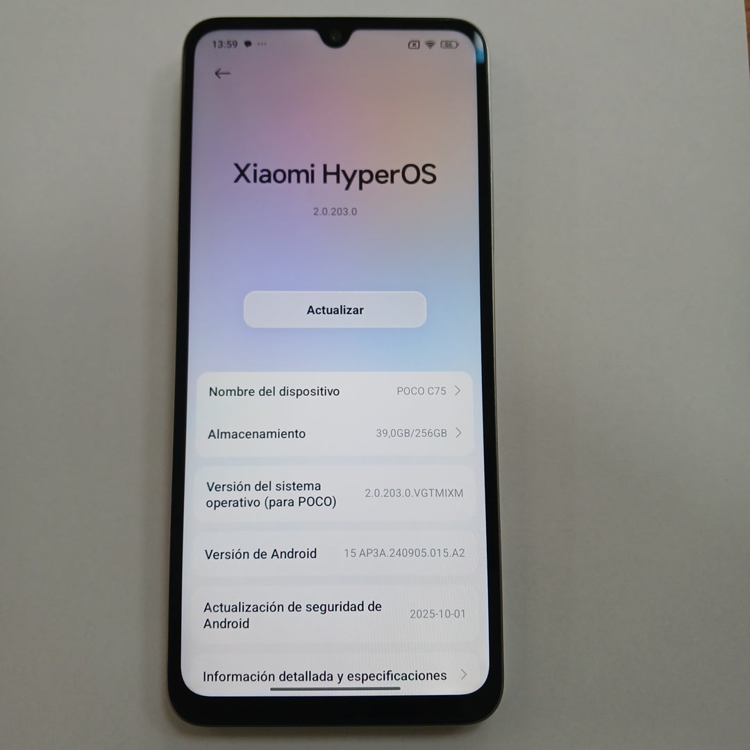 CELULAR XIAOMI POCO C75 2410FPCC5G (2024) 256 GB 8 GB RAM