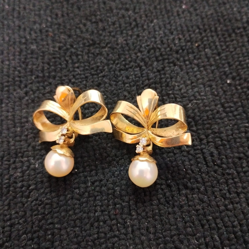 ARETES PAR ORO 14 K 8.1 GRMS (SEMINUEVO)